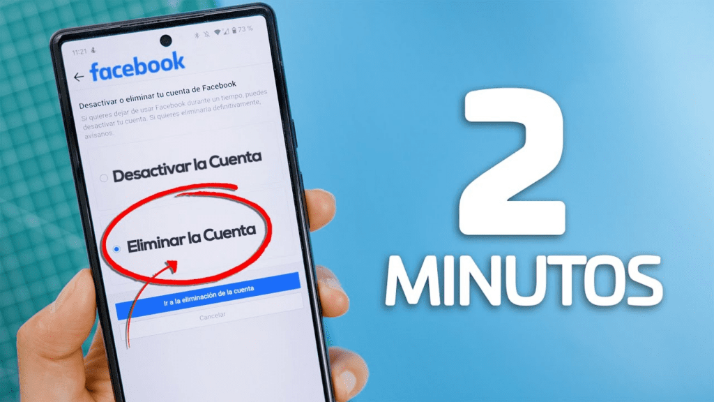 Cómo borrar una cuenta de Facebook