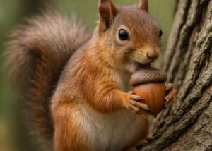 ¿Por qué las ardillas comen bellotas?